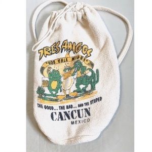 Vintage 1970’s Mexico Souvenir Beach Bag